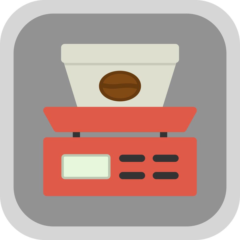 Coffee Scale Vector Icon Design