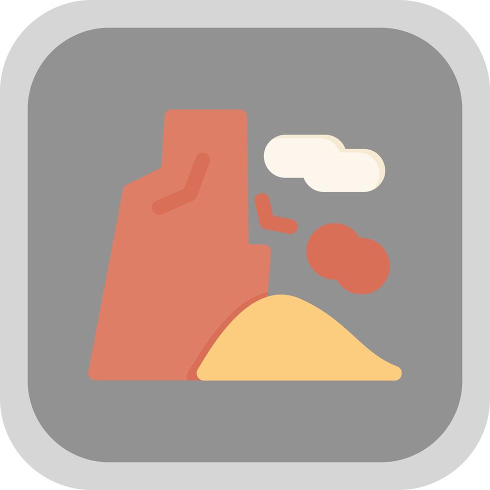 Cliff Vector Icon Design