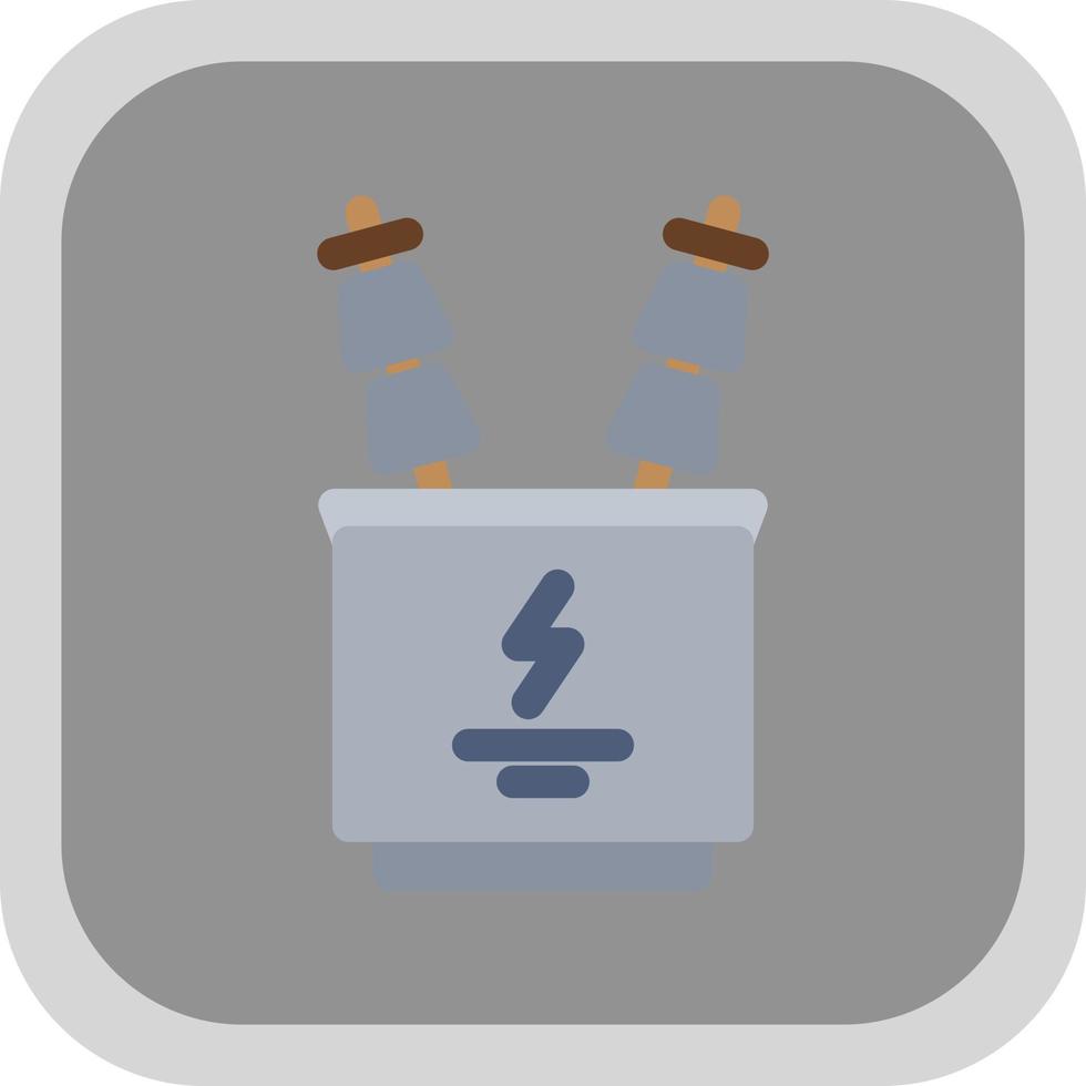 Power Transformer Vector Icon Design