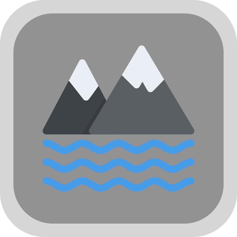 Bay Landscape Vector Icon Design