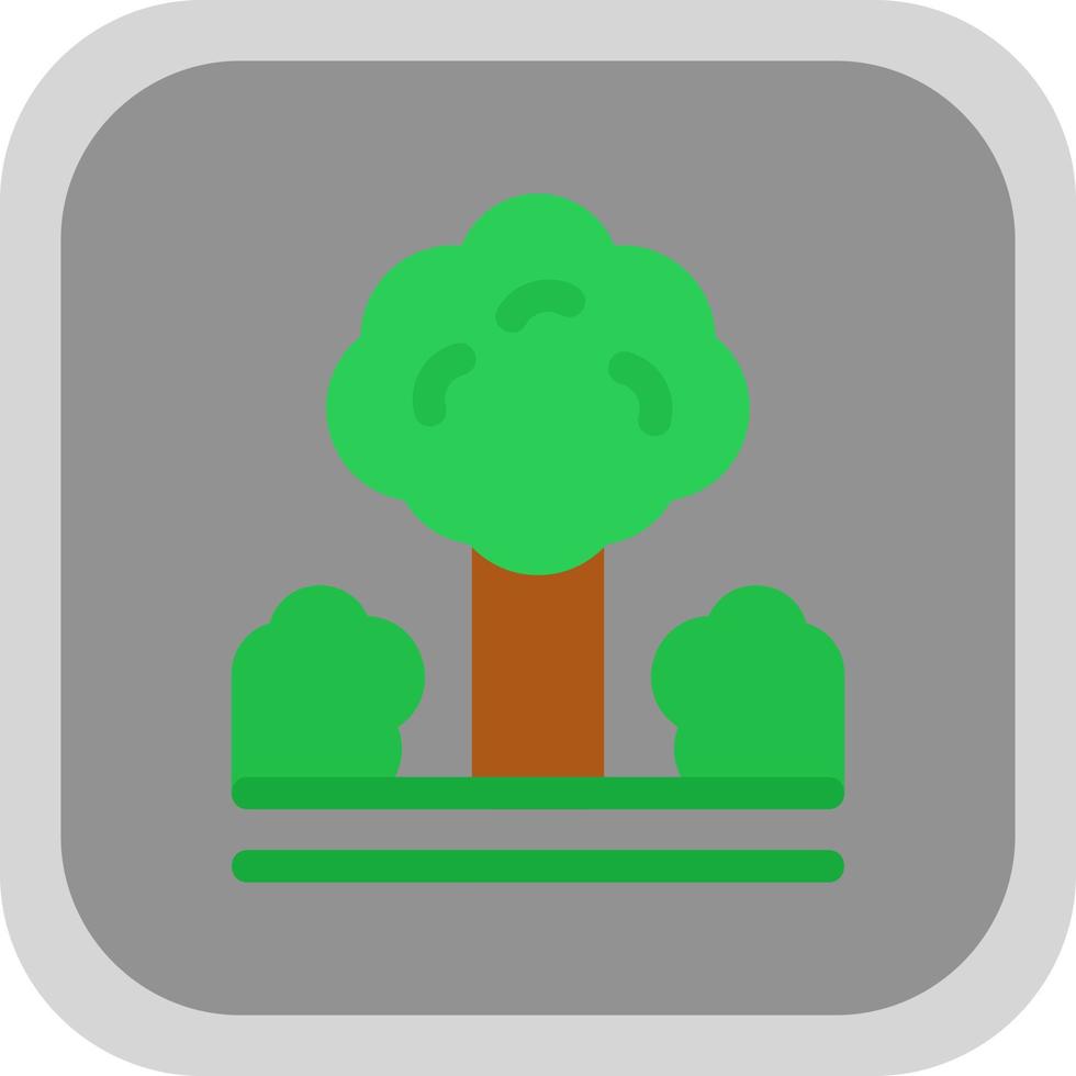 Jungle Landscape Vector Icon Design