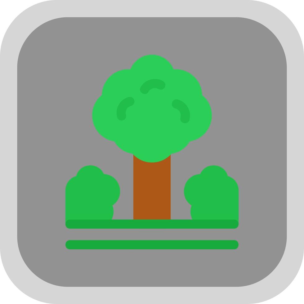 selva paisaje vector icono diseño