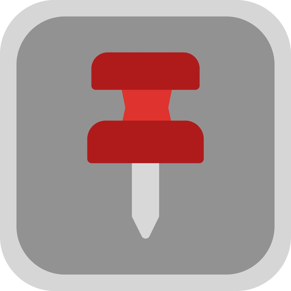 Push Pin Vector Icon Design