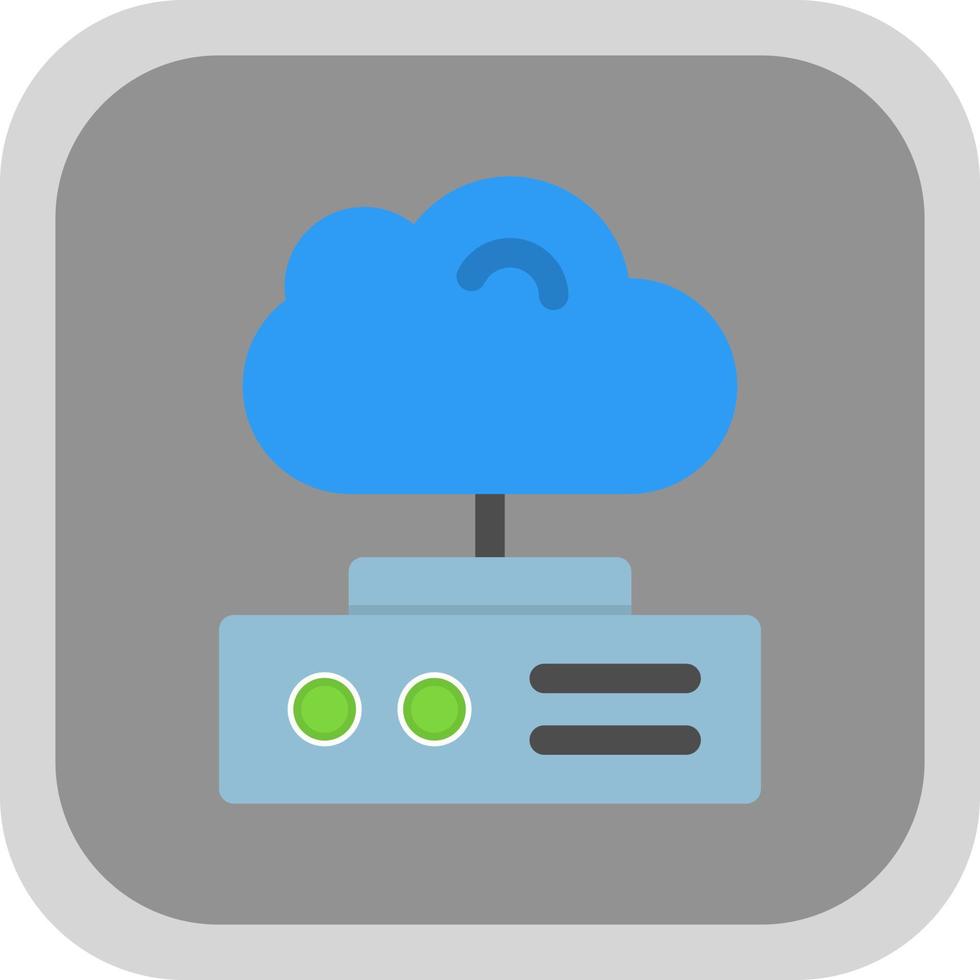 Cloud Storage Vector Icon Design