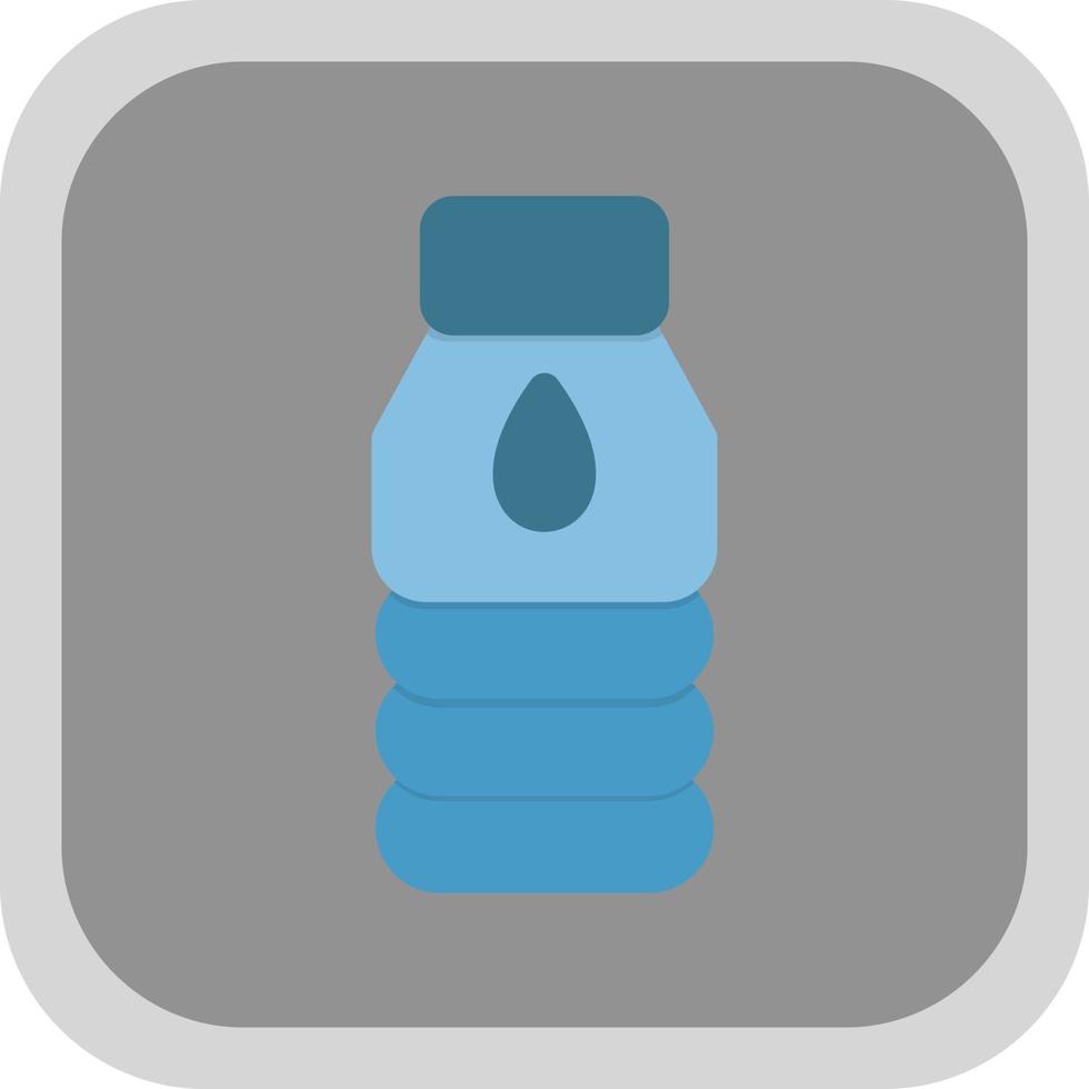 Water Flask Vector Icon Design