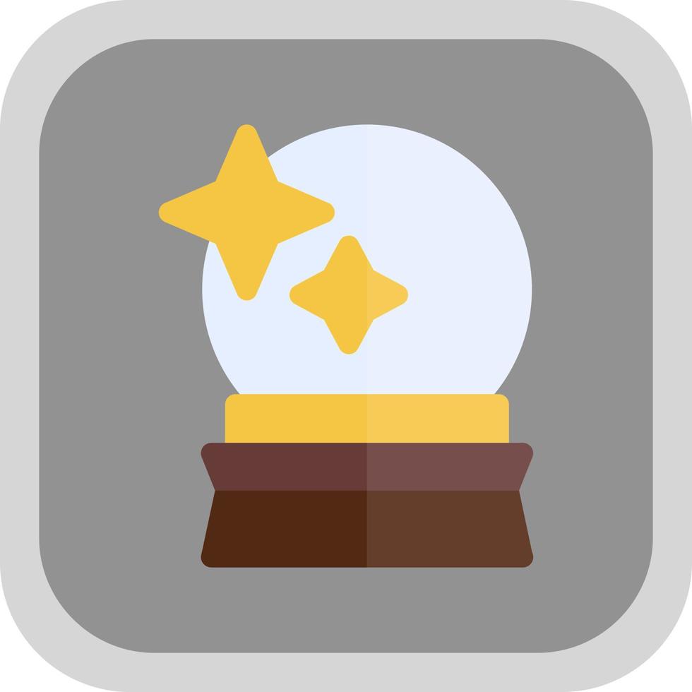 Crystal Ball Vector Icon Design