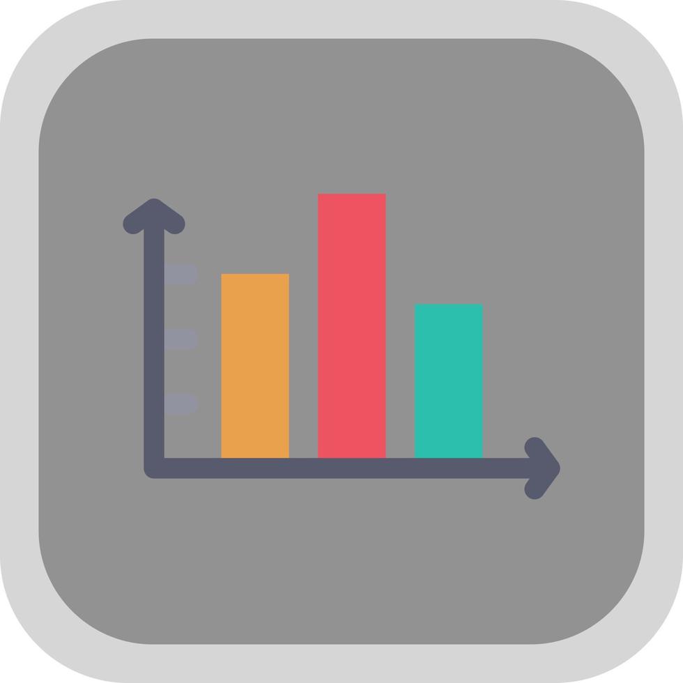 Column Chart Vector Icon Design