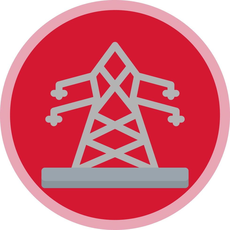 Electric Tower Vector Icon Design