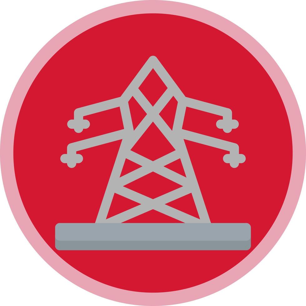 diseño de icono de vector de torre eléctrica