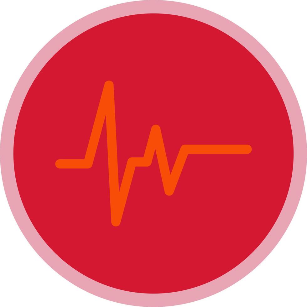 Electrocardiogram Vector Icon Design