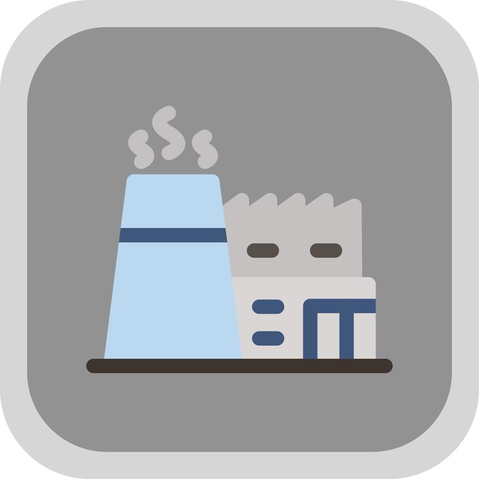 Factory Chimneys Vector Icon Design