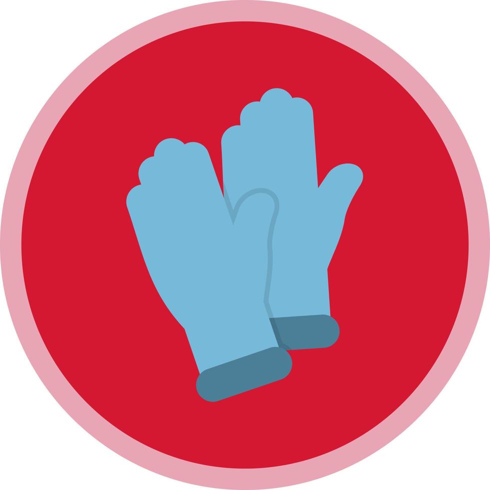 Medical Gloves Vector Icon Design