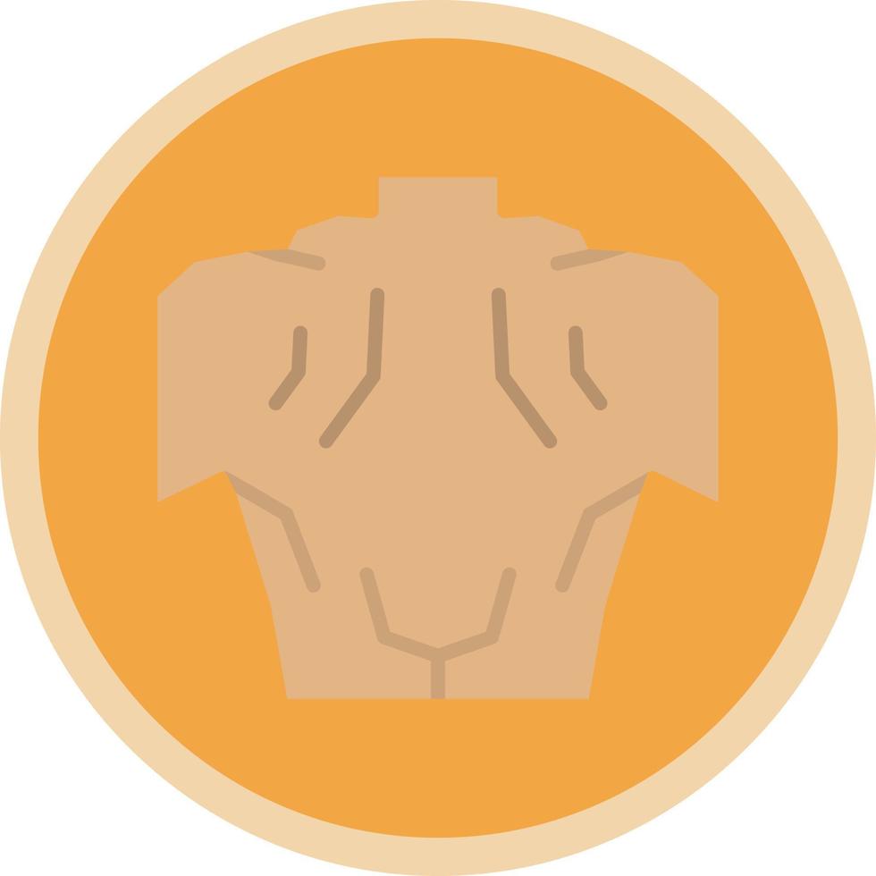 Back Muscle Vector Icon Design