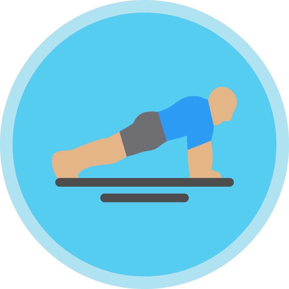 diseño de icono de vector de flexiones