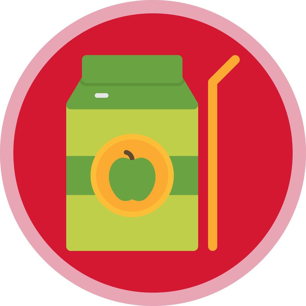 Apple Juice Vector Icon Design