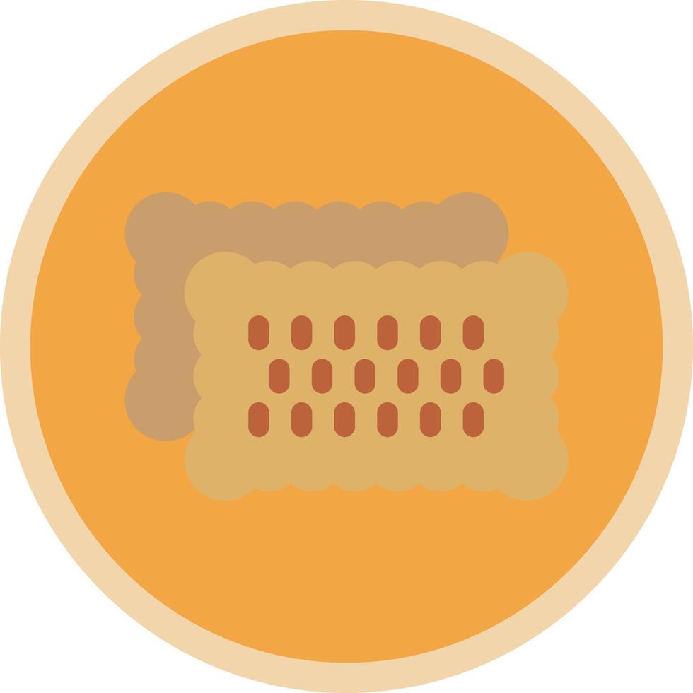 Biscuit Vector Icon Design