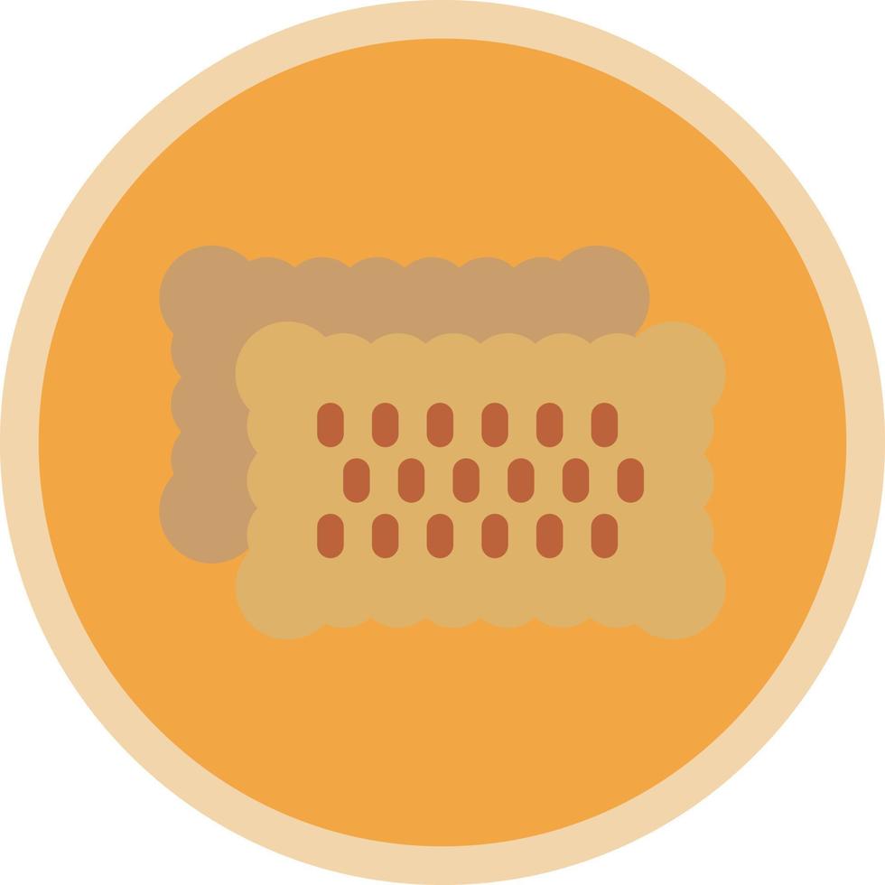 diseño de icono de vector de galleta