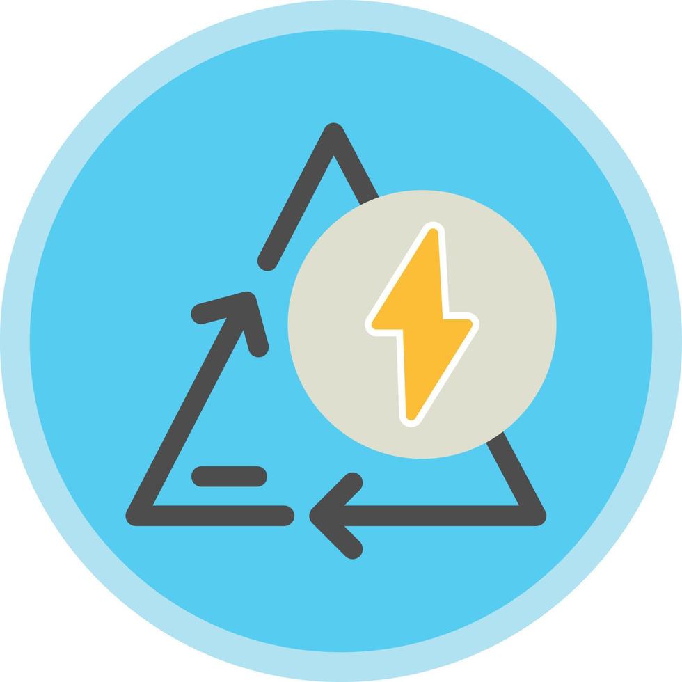 Recycle Energy Vector Icon Design