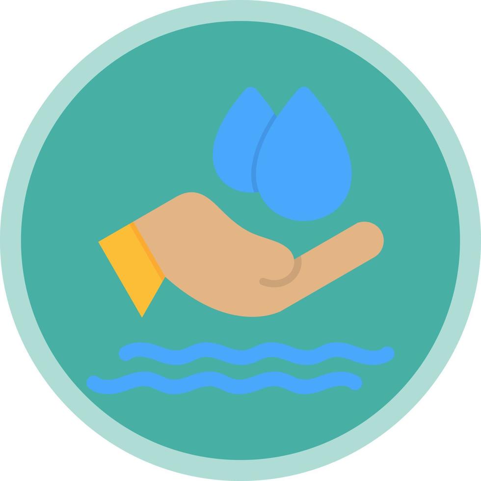 Save Water Vector Icon Design