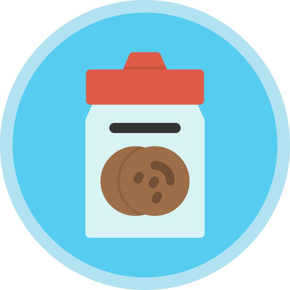 Cookie Jar Vector Icon Design