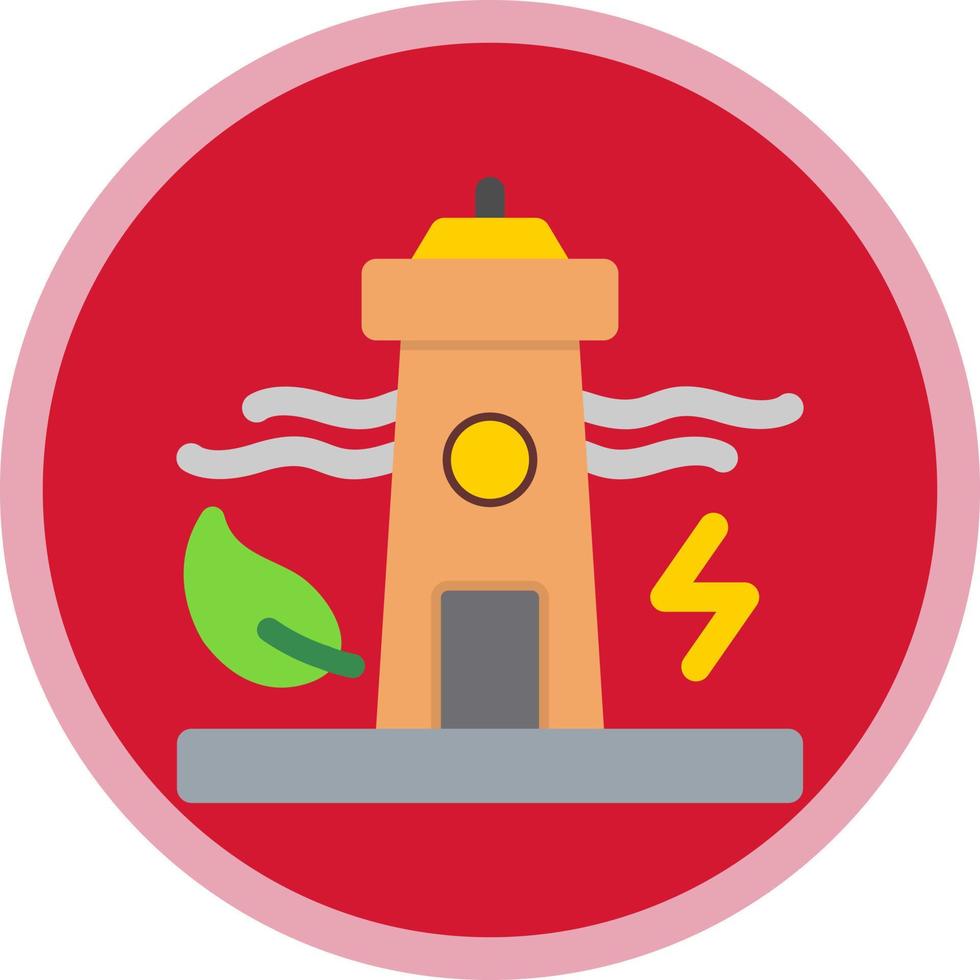 Tidal Power Vector Icon Design