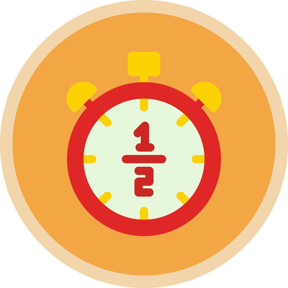Half Time Vector Icon Design