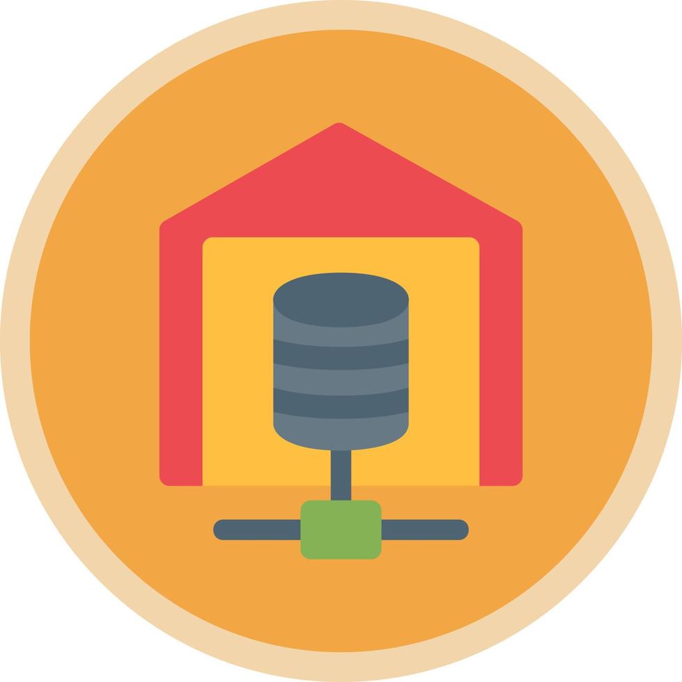Data Warehouse Vector Icon Design