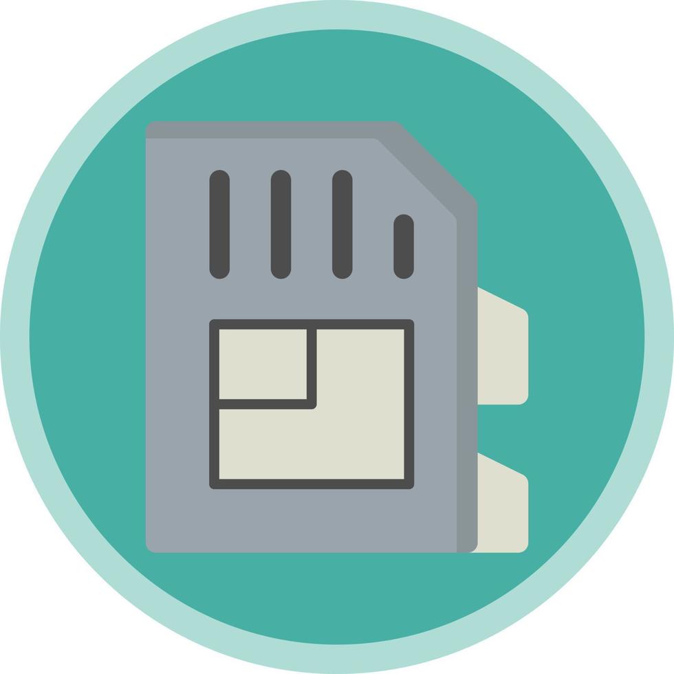 SD Card Vector Icon Design