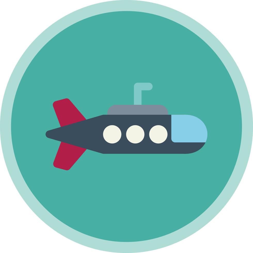 Submarine Vector Icon Design