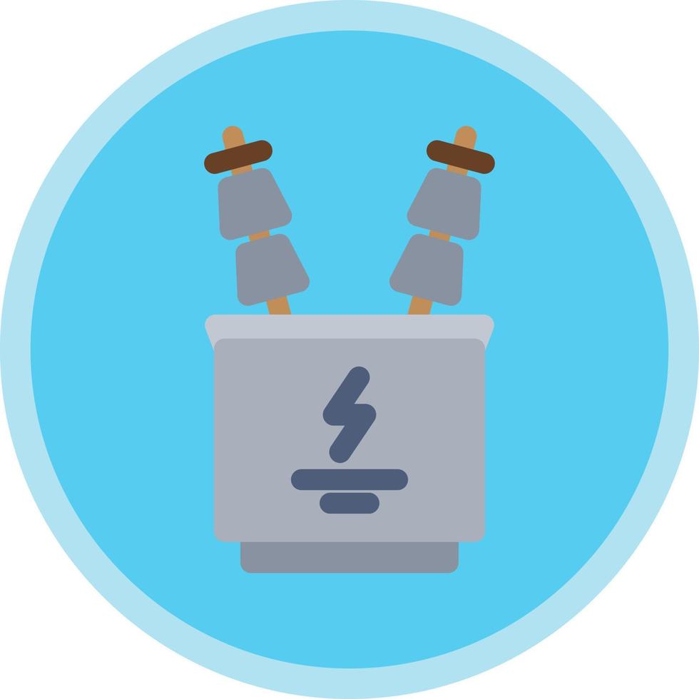 Power Transformer Vector Icon Design