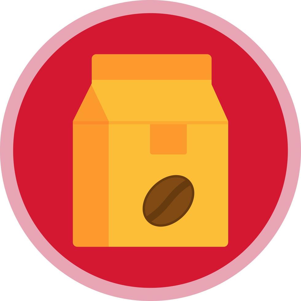 Coffee Bag Vector Icon Design