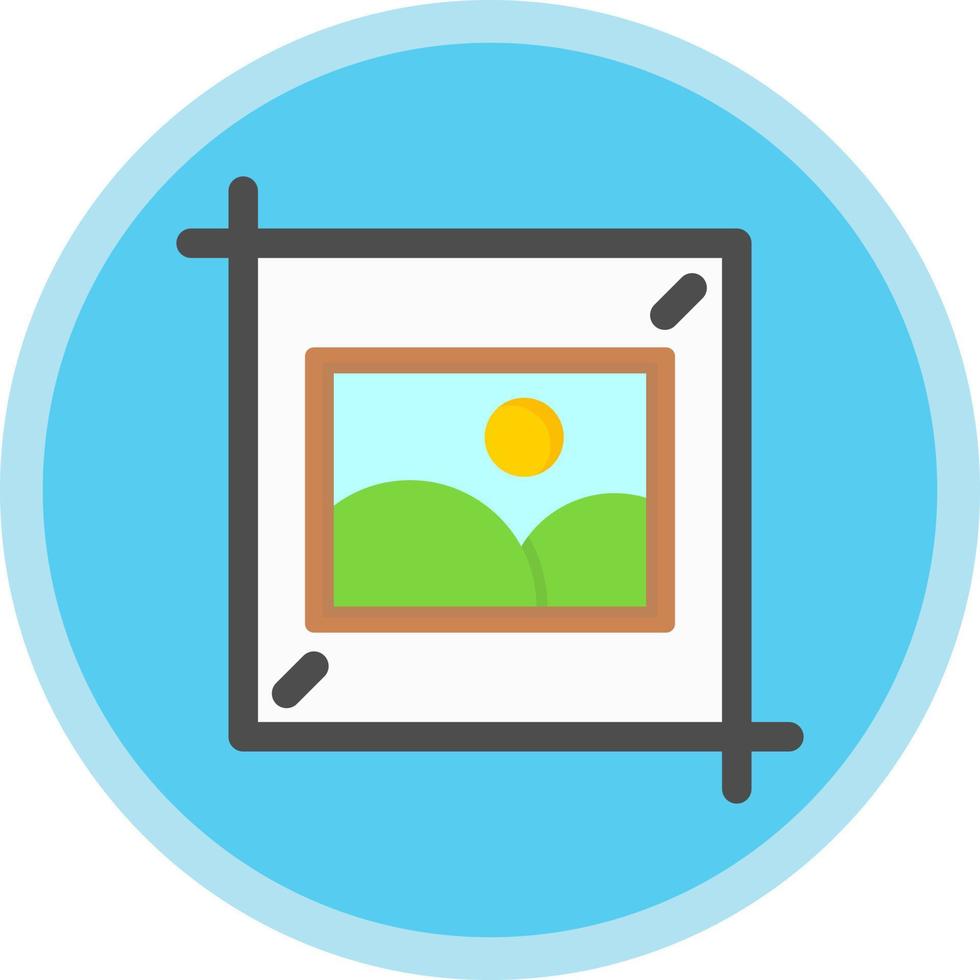 Crop Vector Icon Design