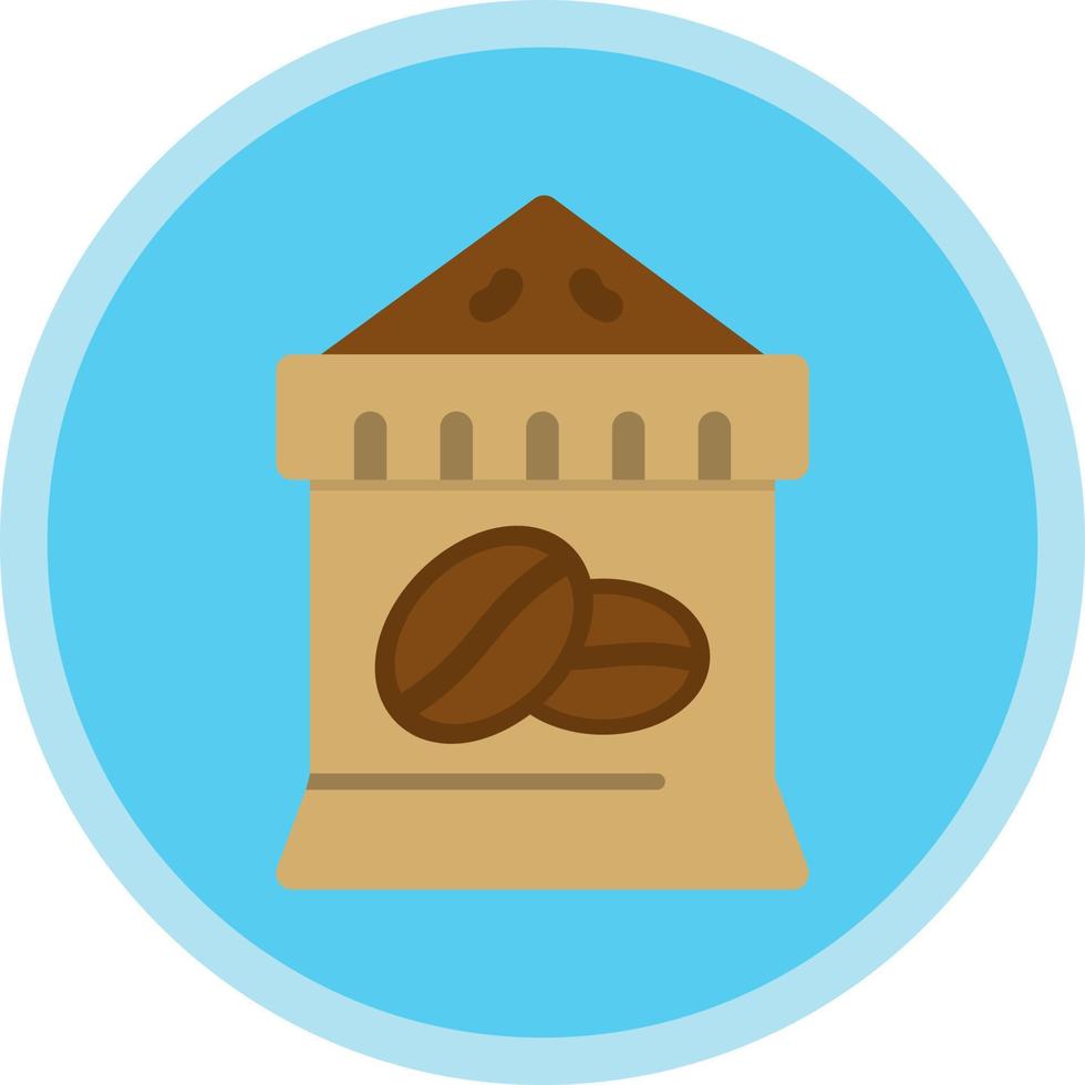 Coffee Sack Vector Icon Design