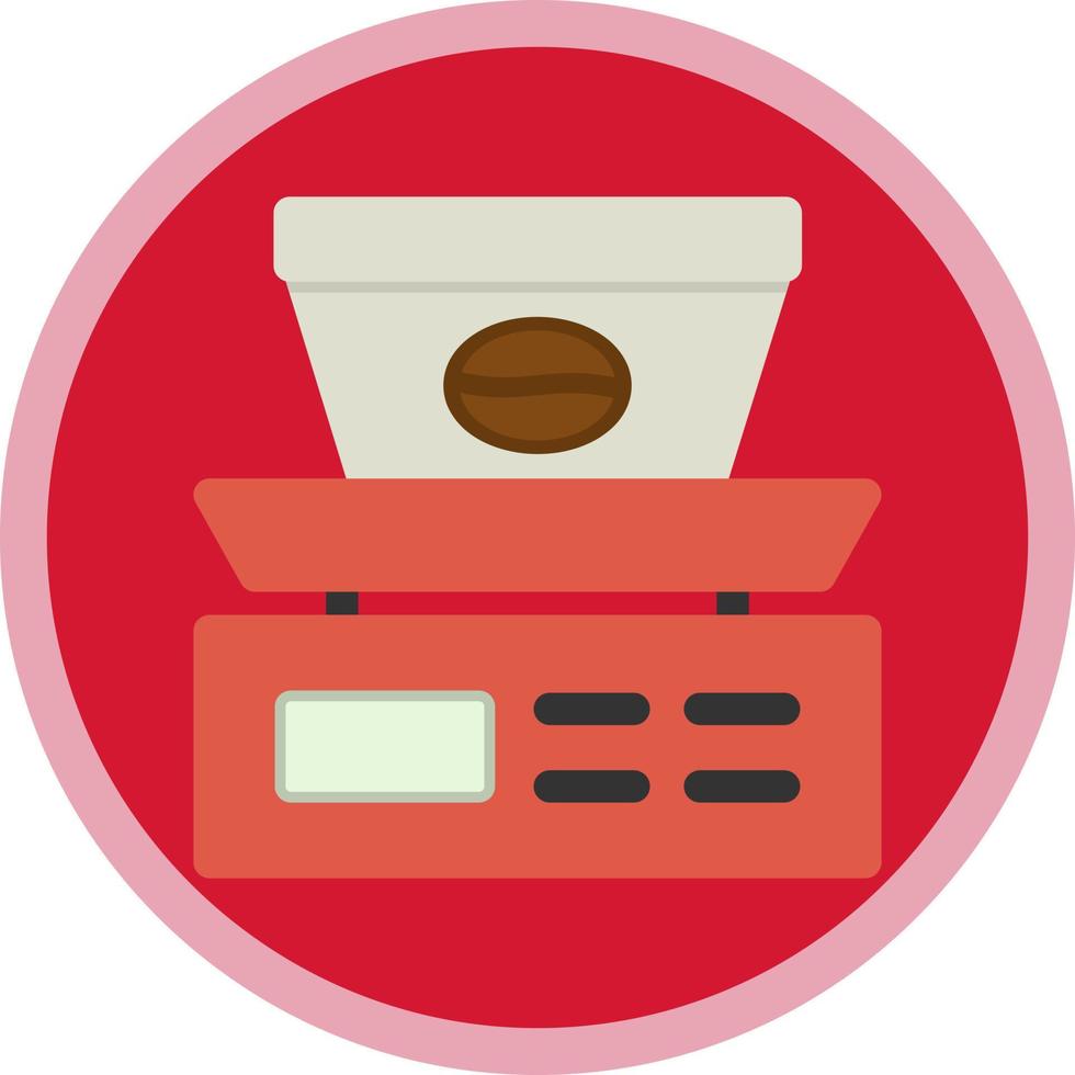 Coffee Scale Vector Icon Design