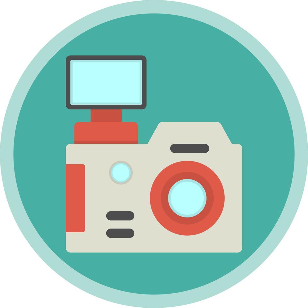 diseño de icono de vector de cámara dslr