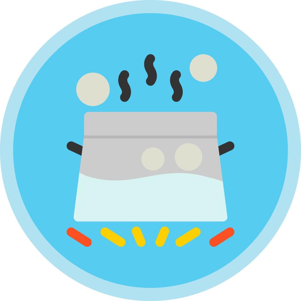 Water Boil Vector Icon Design