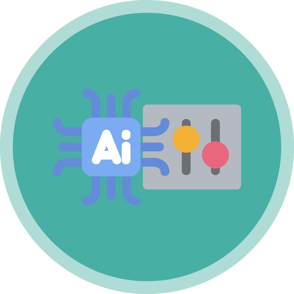 Intelligent Control Vector Icon Design