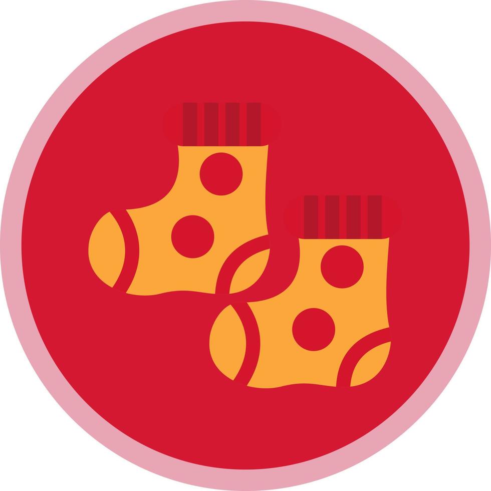 Baby Socks Vector Icon Design