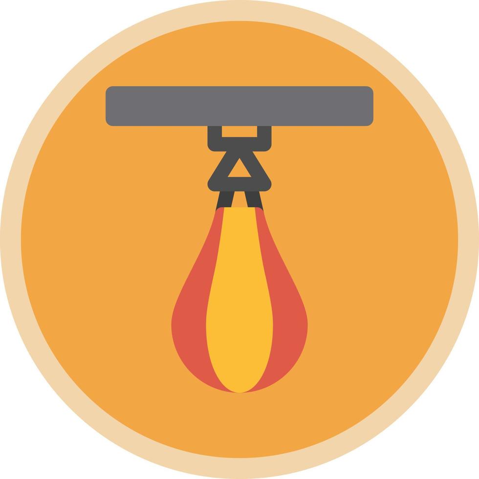 Punching Ball Vector Icon Design