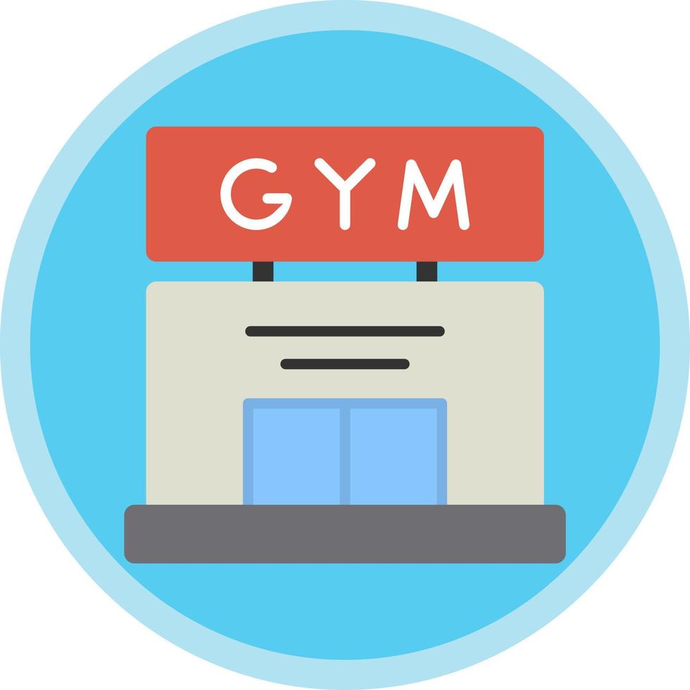 diseño de icono de vector de gimnasio