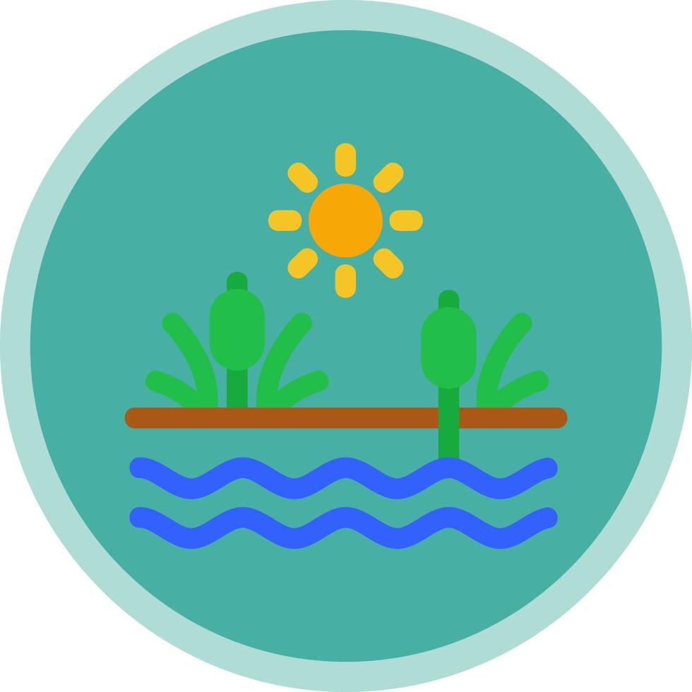 Swamp Vector Icon Design
