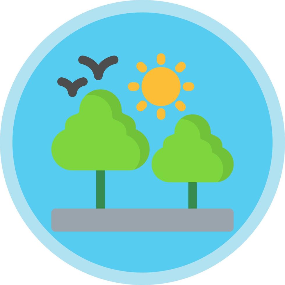 diseño de icono de vector de bosque