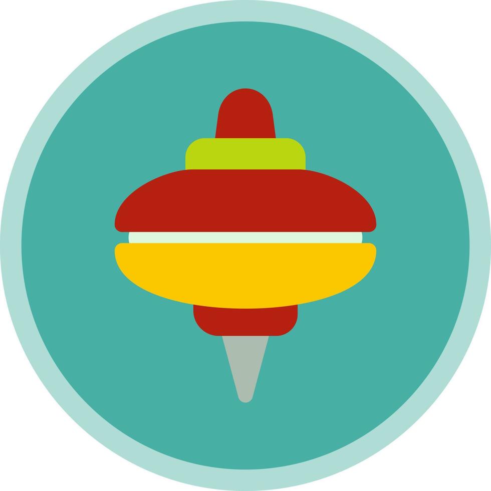 Spinning Top Vector Icon Design