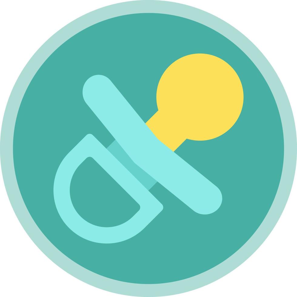 Pacifier Vector Icon Design