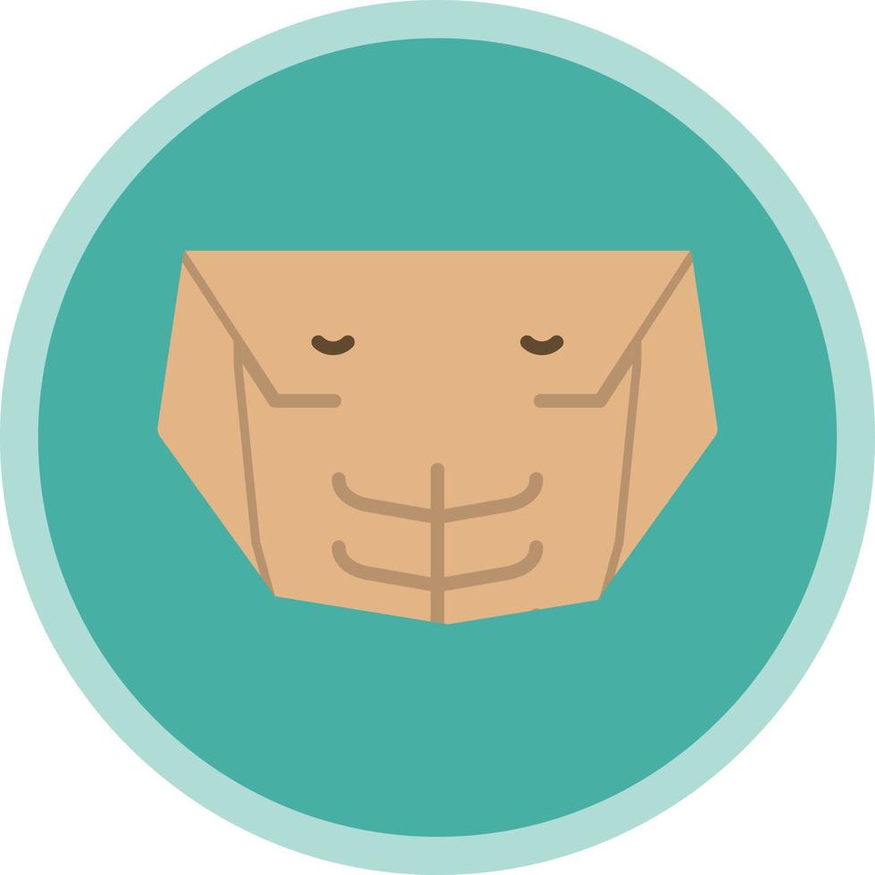 Chest Muscle Vector Icon Design