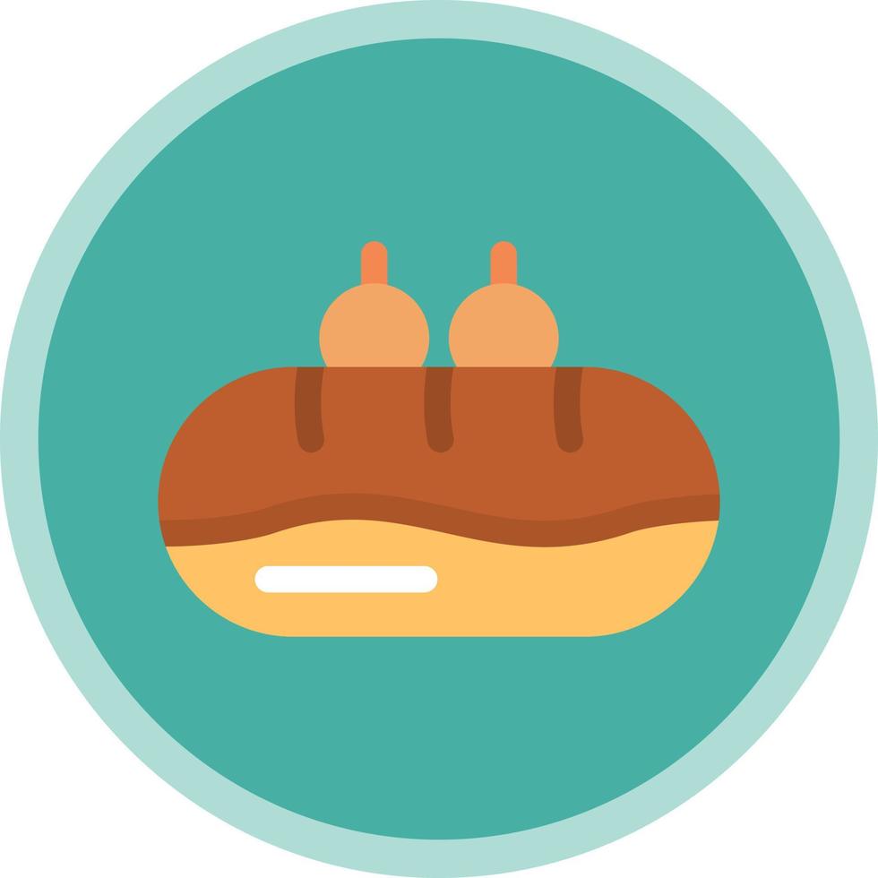 Eclair Vector Icon Design