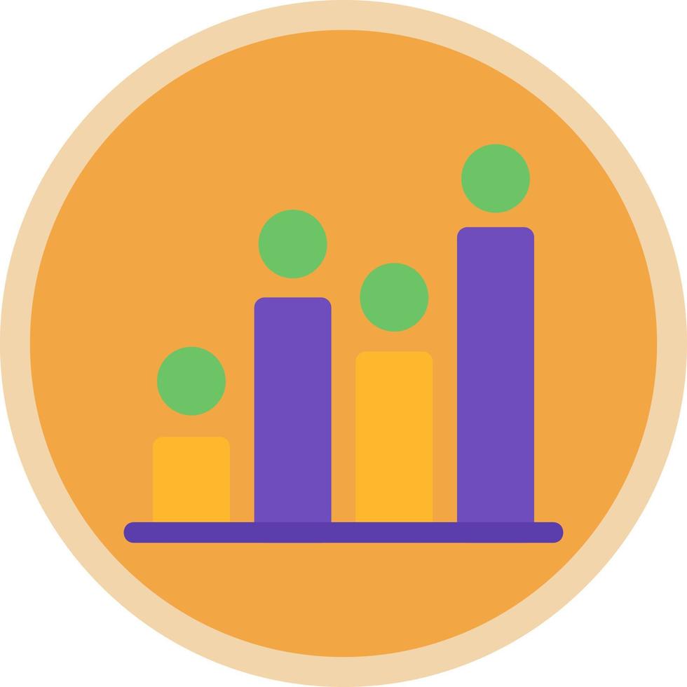 Statistical Analysis Vector Icon Design