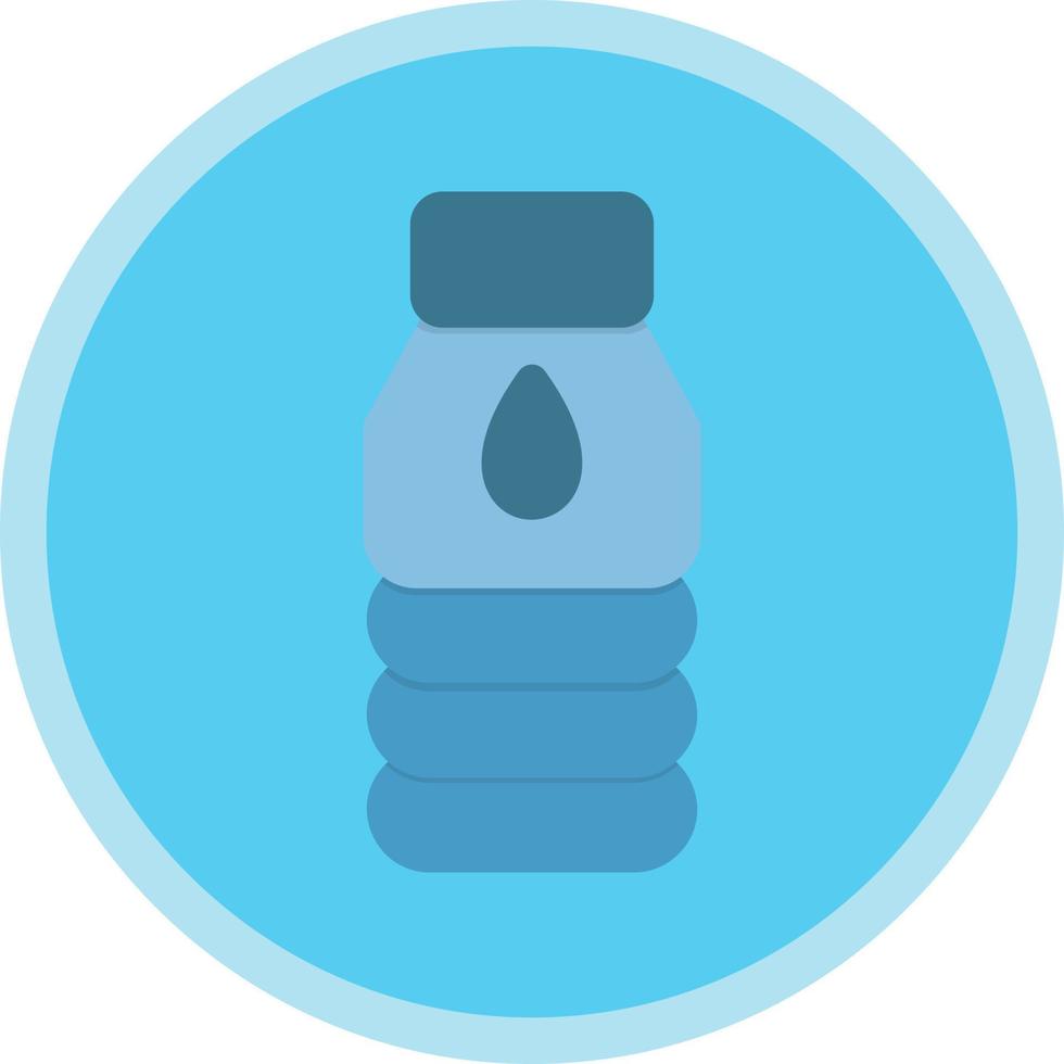 Water Flask Vector Icon Design