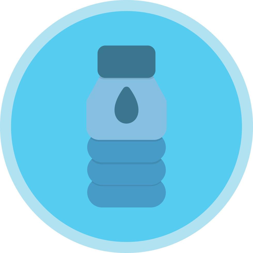 Water Flask Vector Icon Design