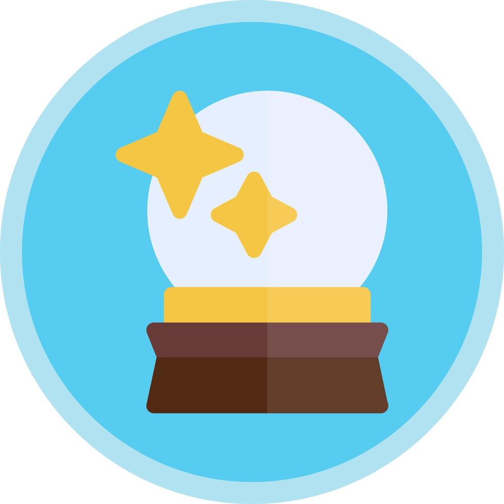 Crystal Ball Vector Icon Design